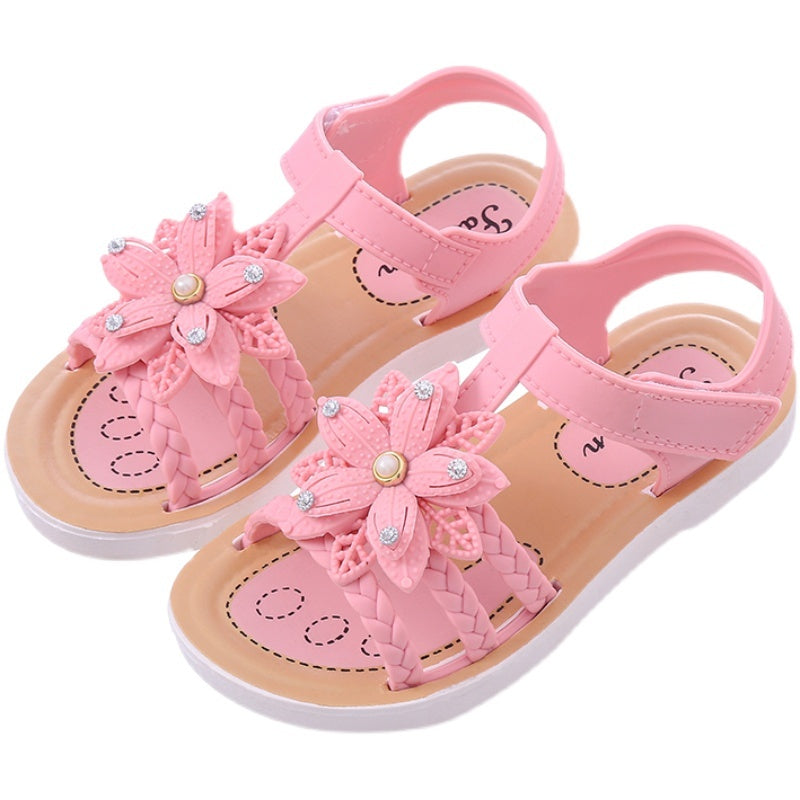 Girls' New Style Fashion Soft Bottom Sandals