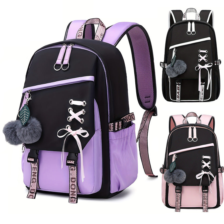 New Bow Girls' Backpack
