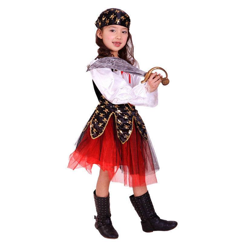 Girls' Halloween Pirate Costume