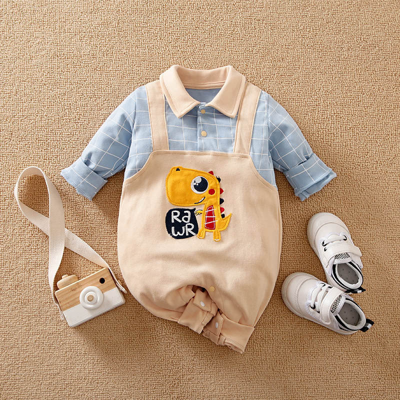 Baby Casual Jumpsuit Fake Two Pieces Jumpsuit