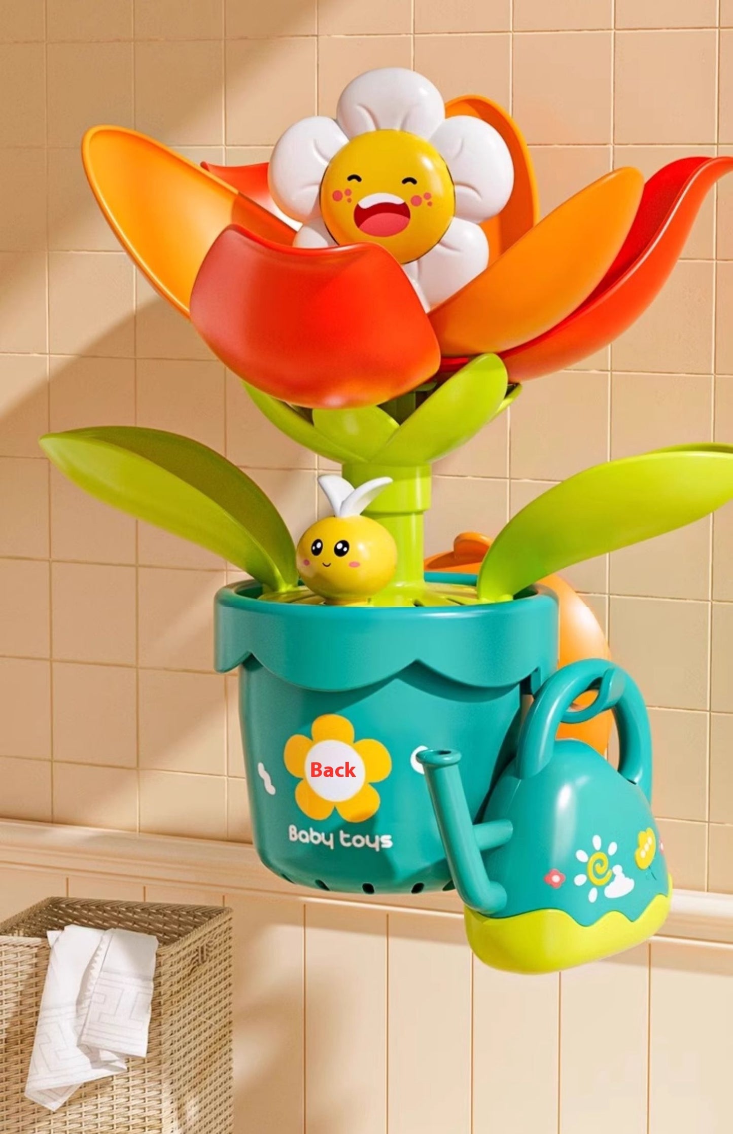 Baby Bath Toys, Flowers & Watering Can