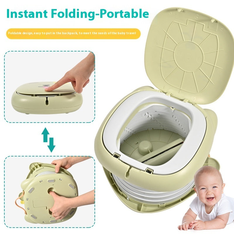 Cartoon Children's Foldable Portable Potty